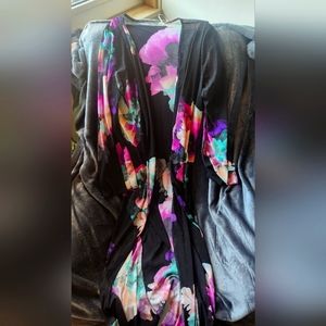 Sheer fashion nova xl open long cardigan